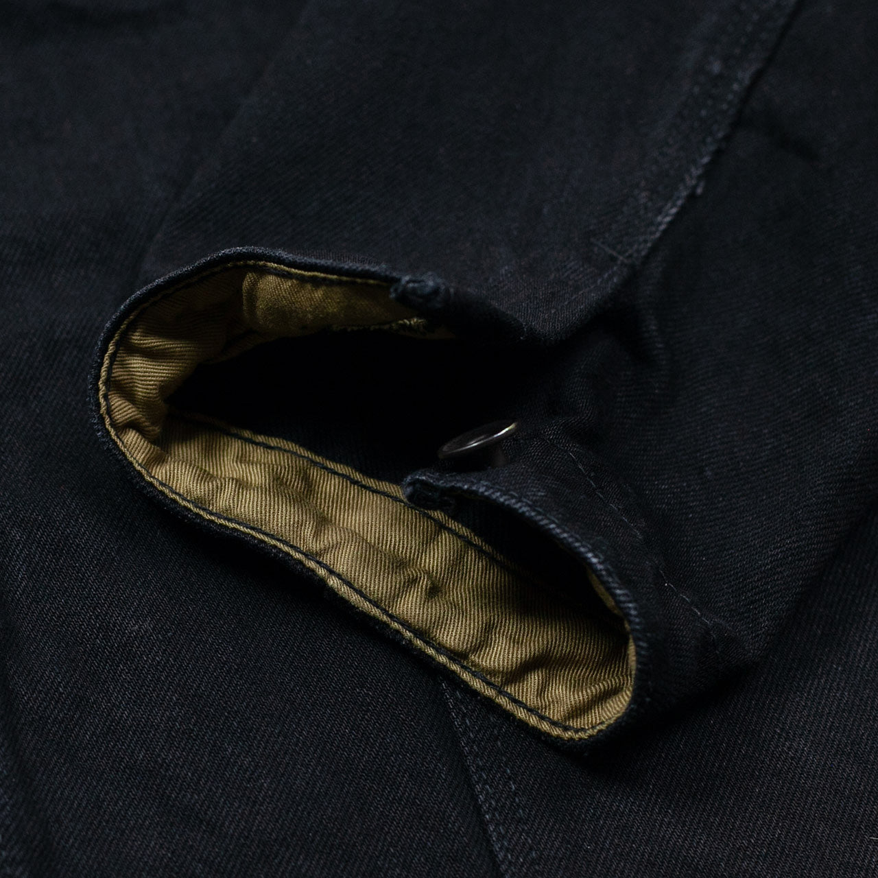 15oz Black Denim Delta Jacket