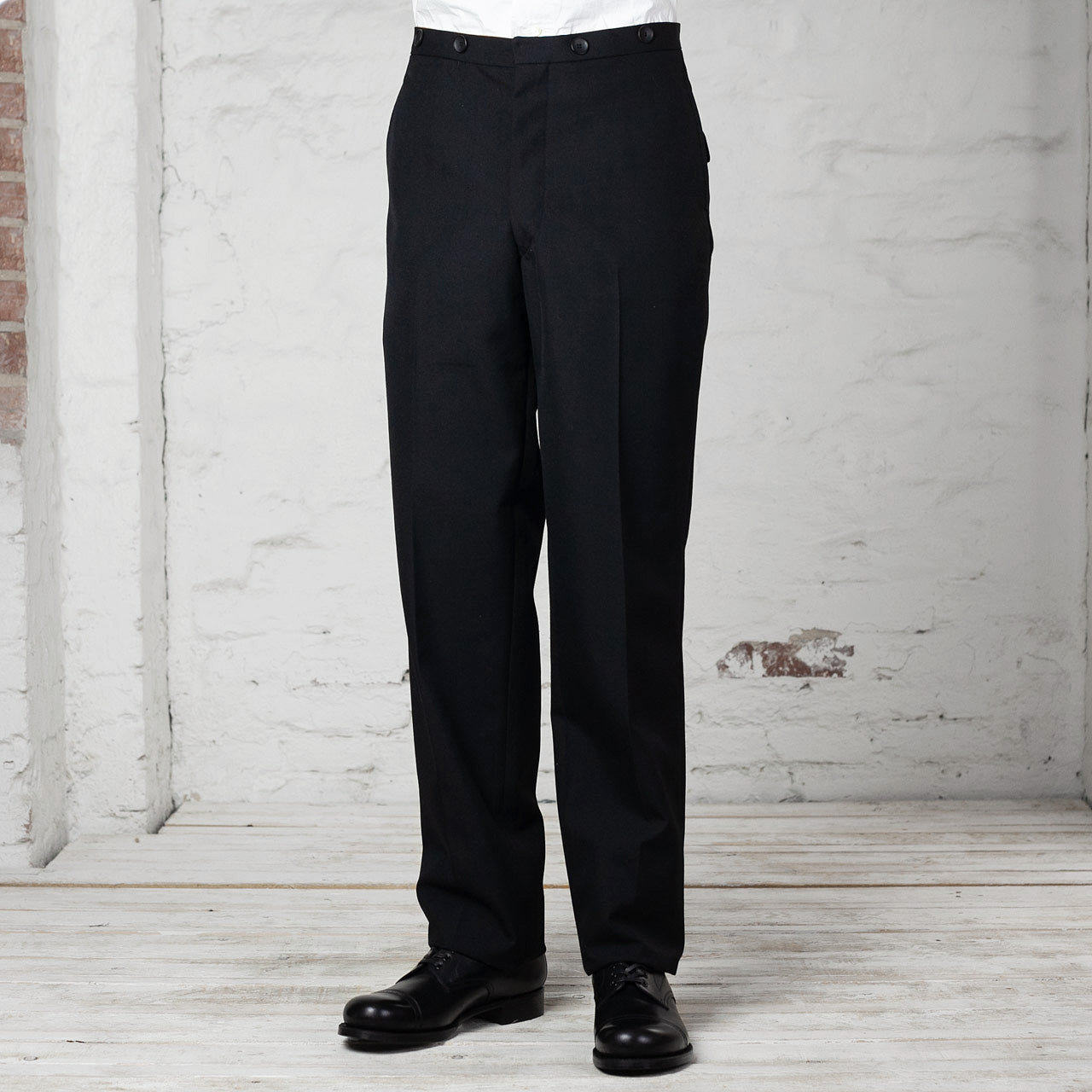 Army Serge Butler Pants Schwarz