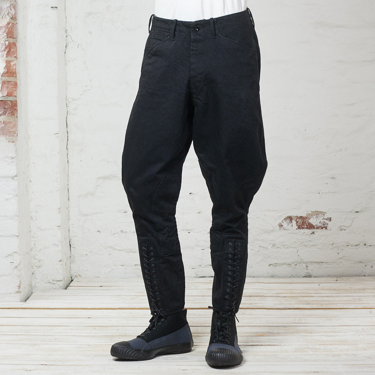 15oz Black Denim Breeches