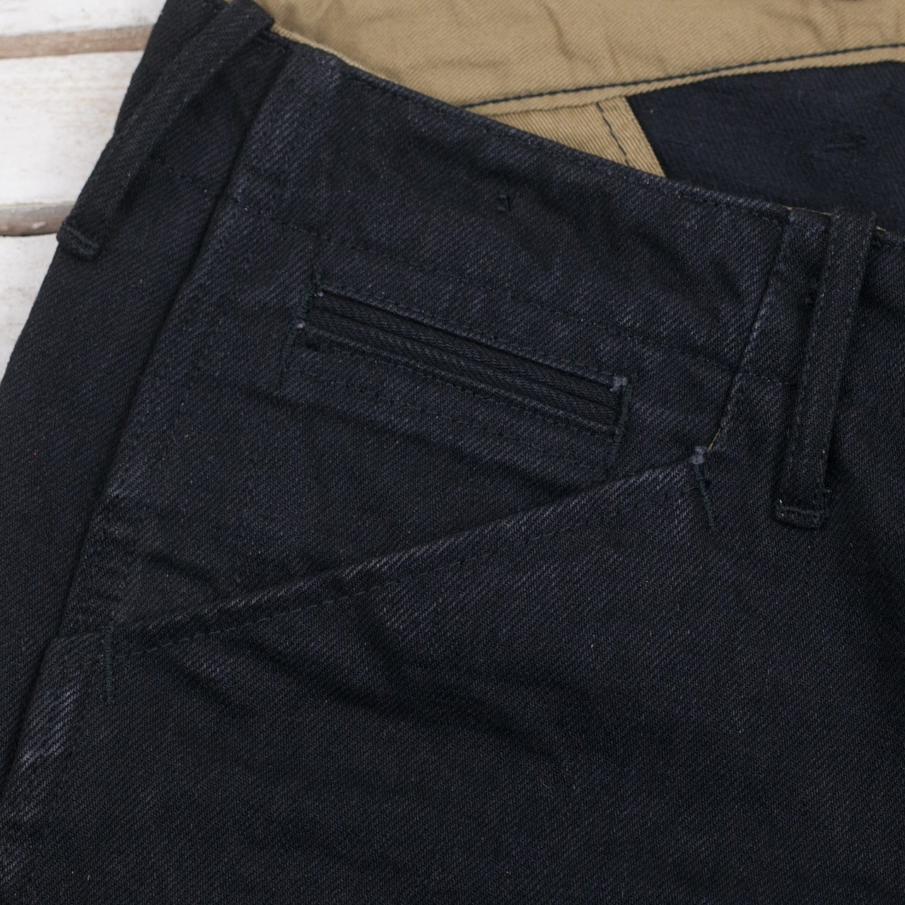15oz Black Denim Breeches