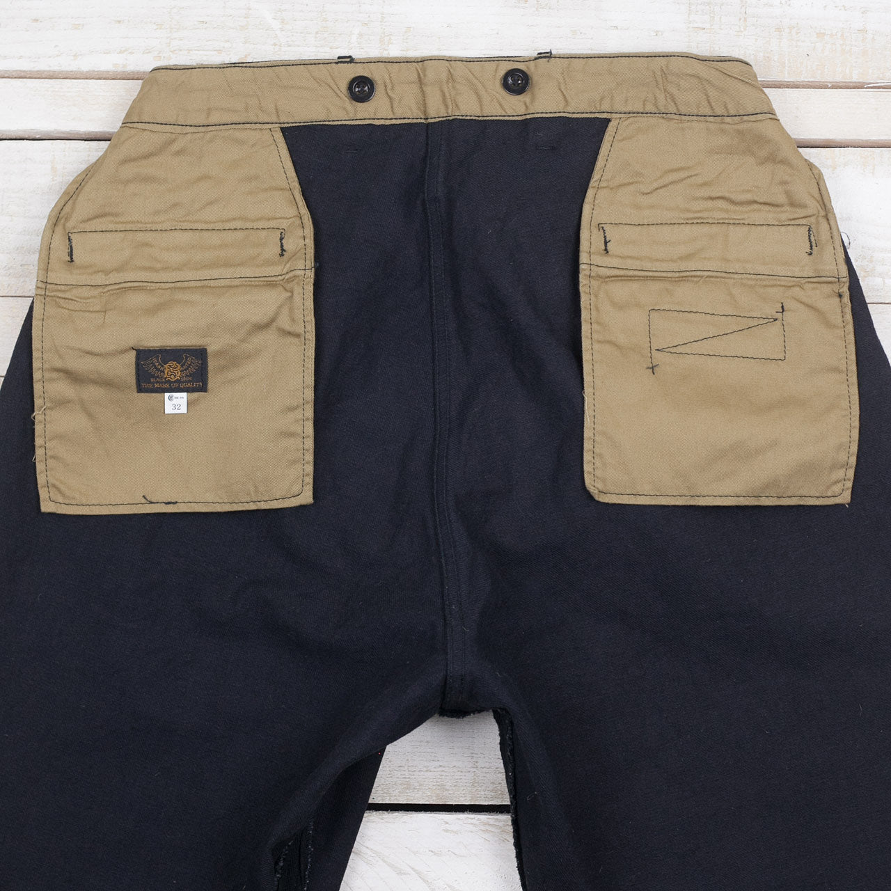 BLACK SIGN 15oz Black Denim Breeches