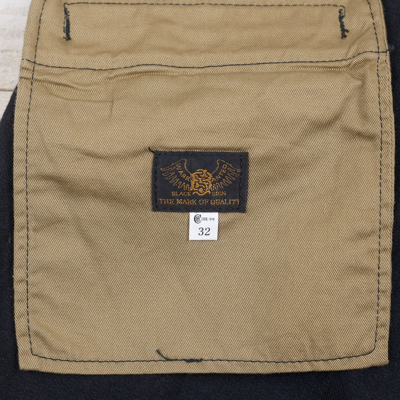 15oz Black Denim Breeches