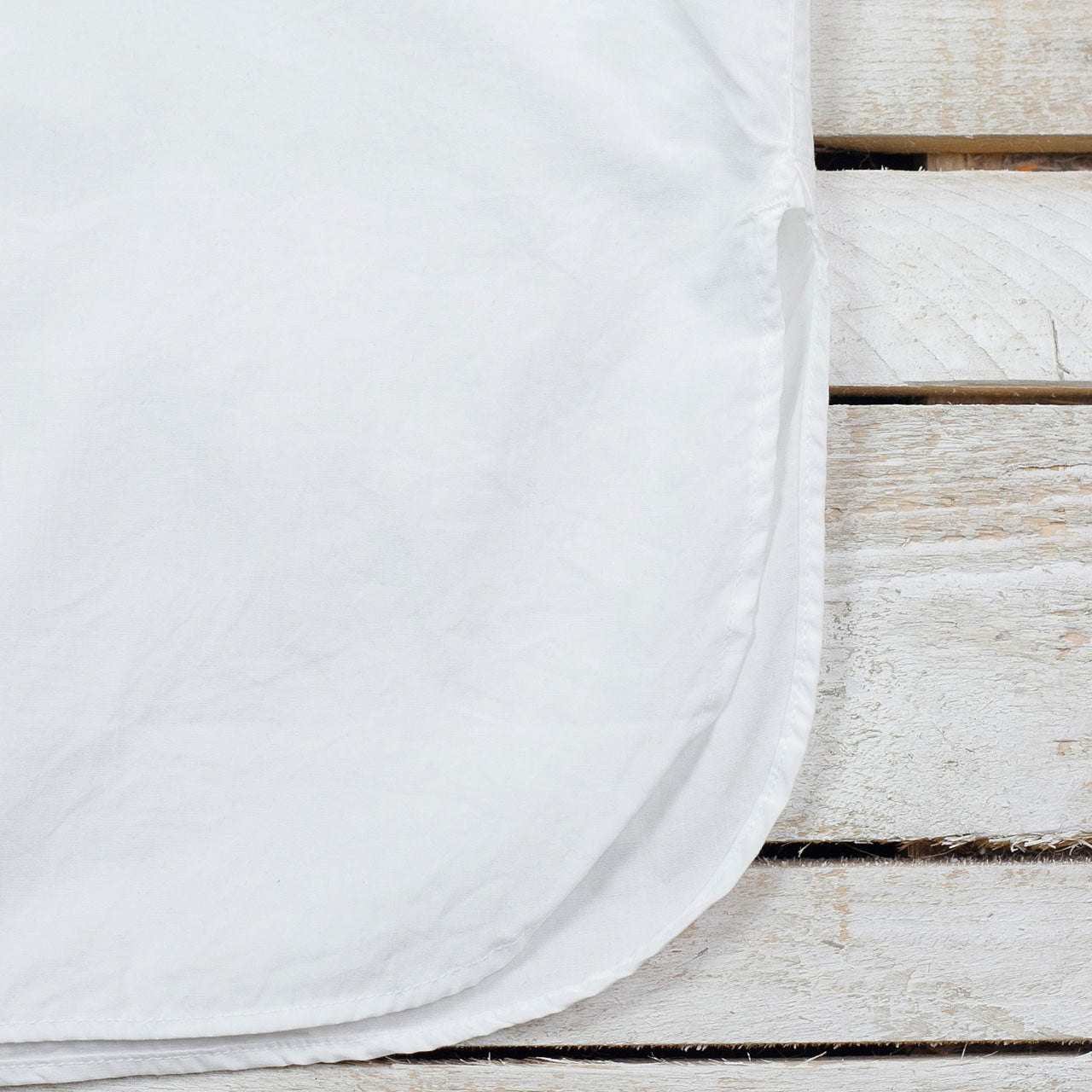 Cotton Broad Homestead Shirt Weiß