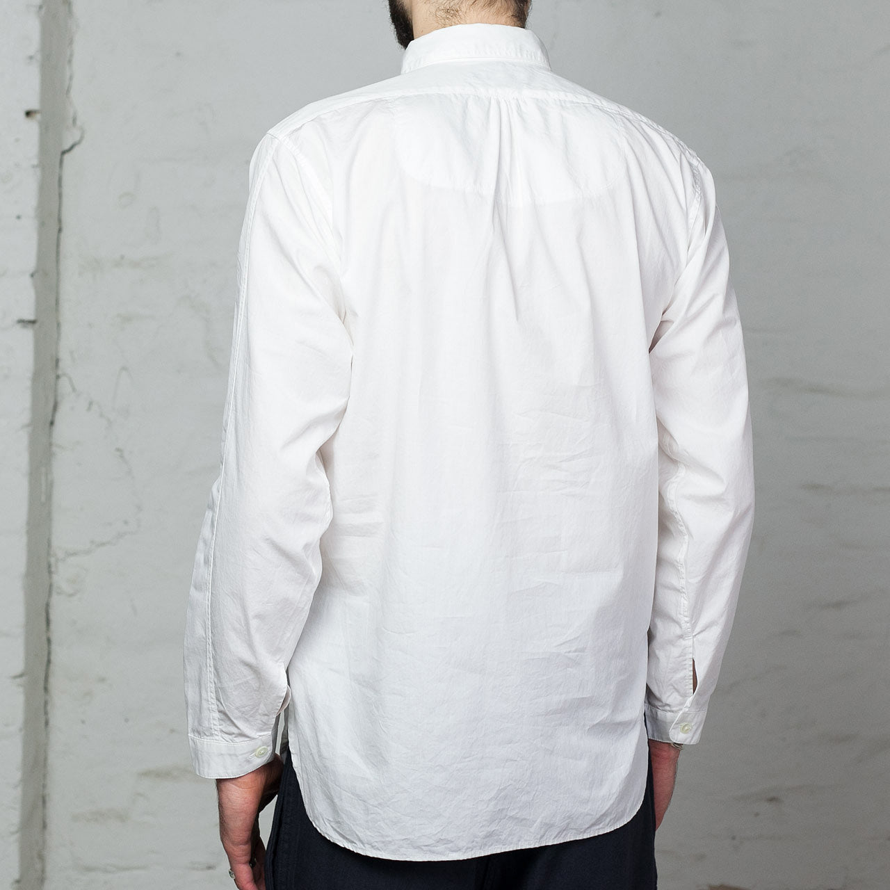 Cotton Broad Homestead Shirt Weiß