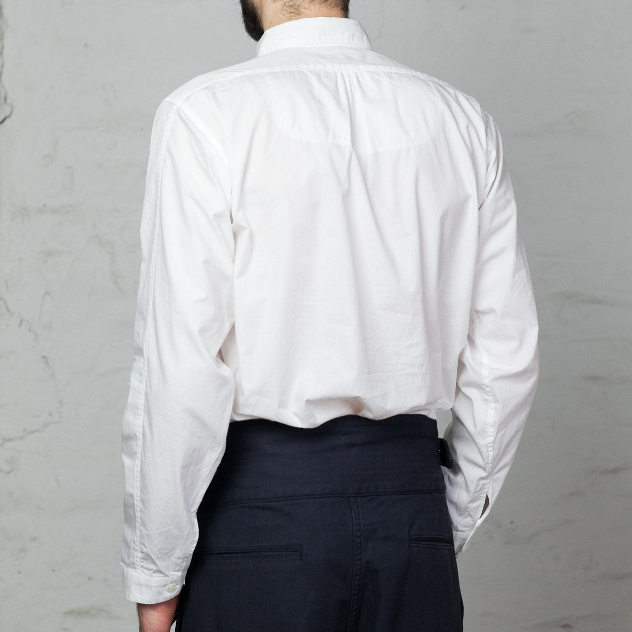 Cotton Broad Homestead Shirt Weiß