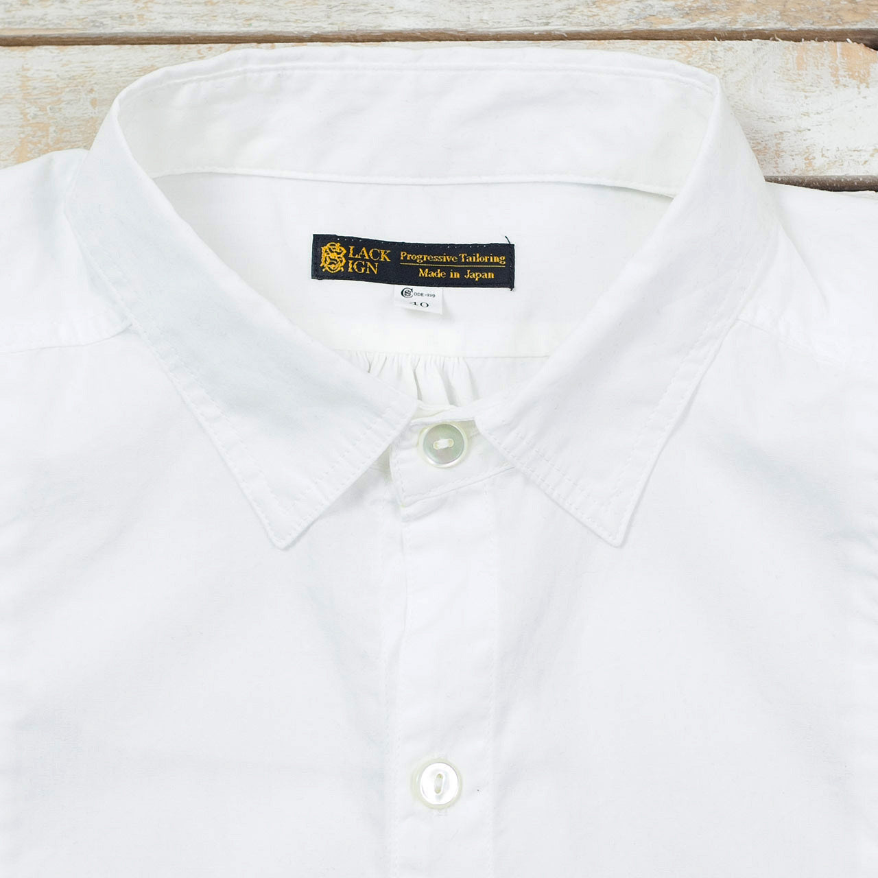 Cotton Broad Homestead Shirt Weiß