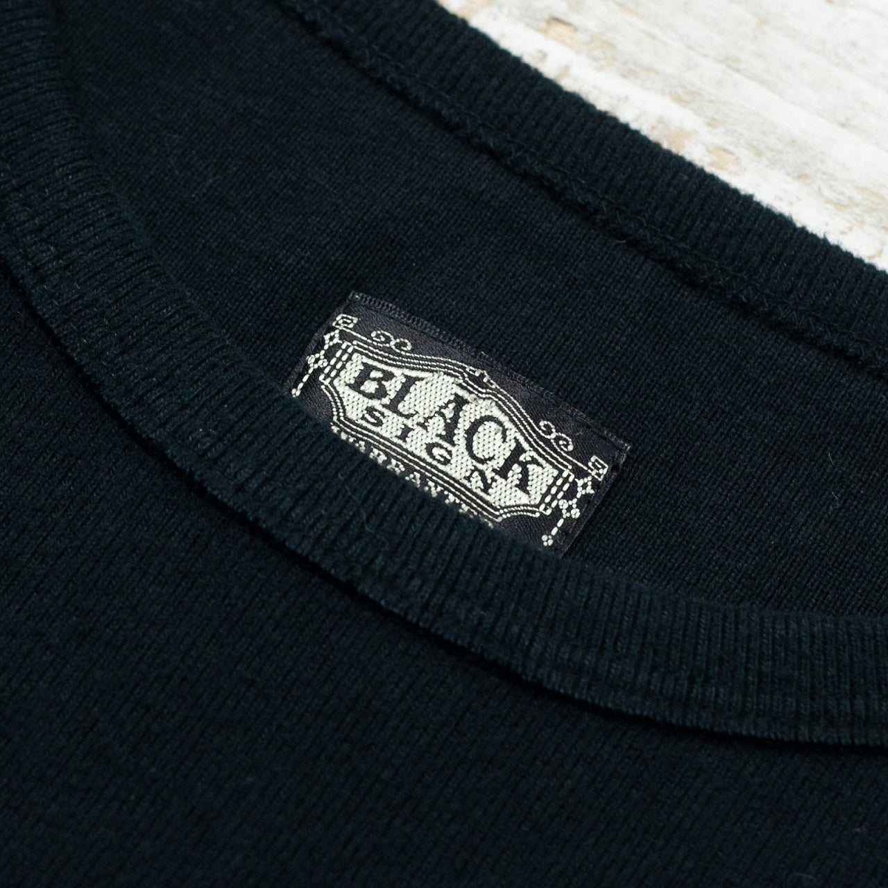 Wing Crew Neck Amish Under Wear Schwarz