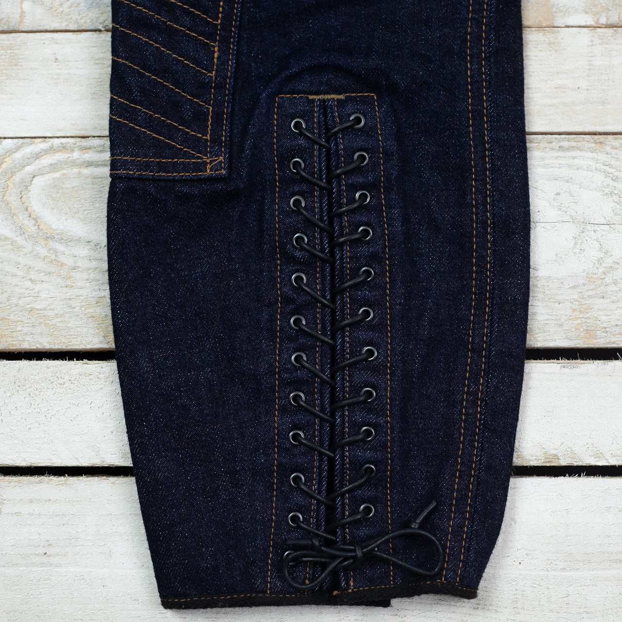 15oz Denim Breeches Dark Indigo