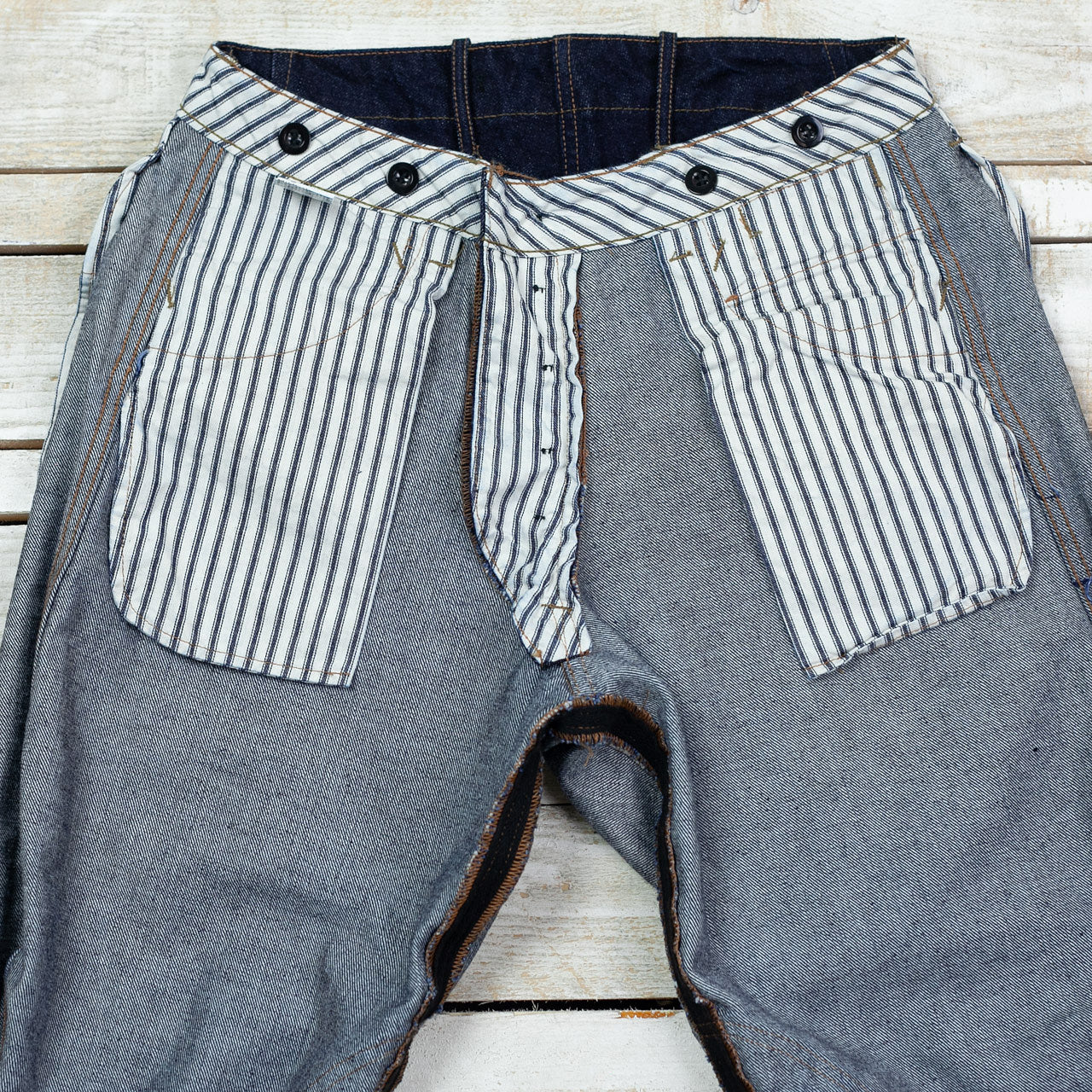15oz Denim Breeches Dark Indigo