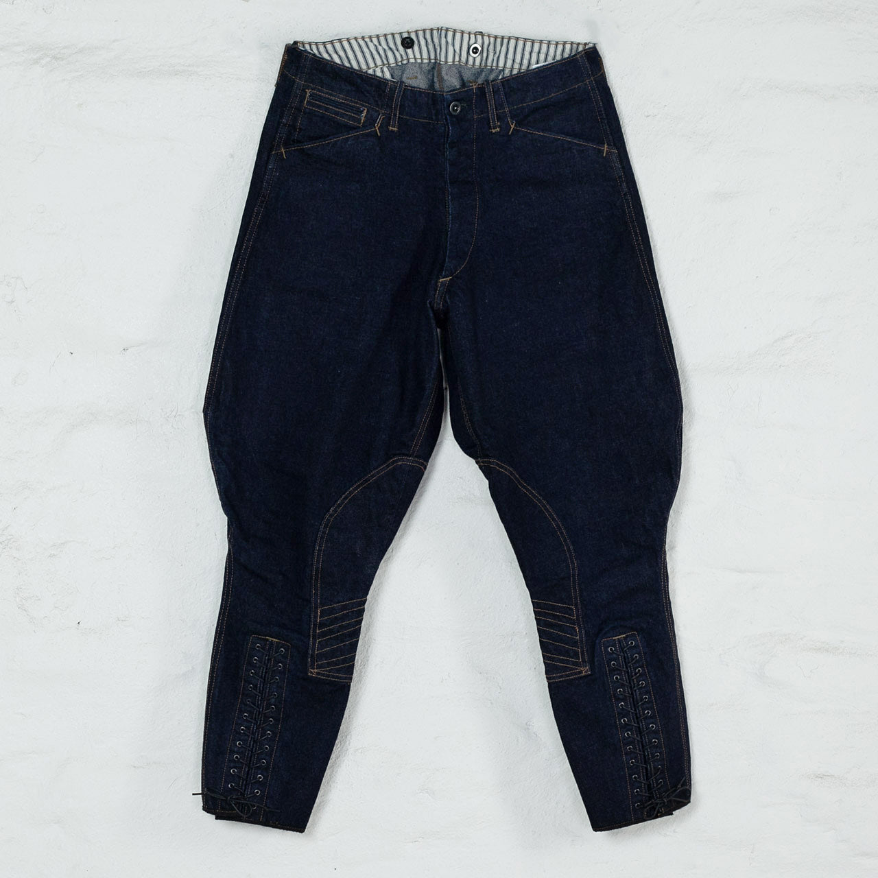 15oz Denim Breeches Dark Indigo