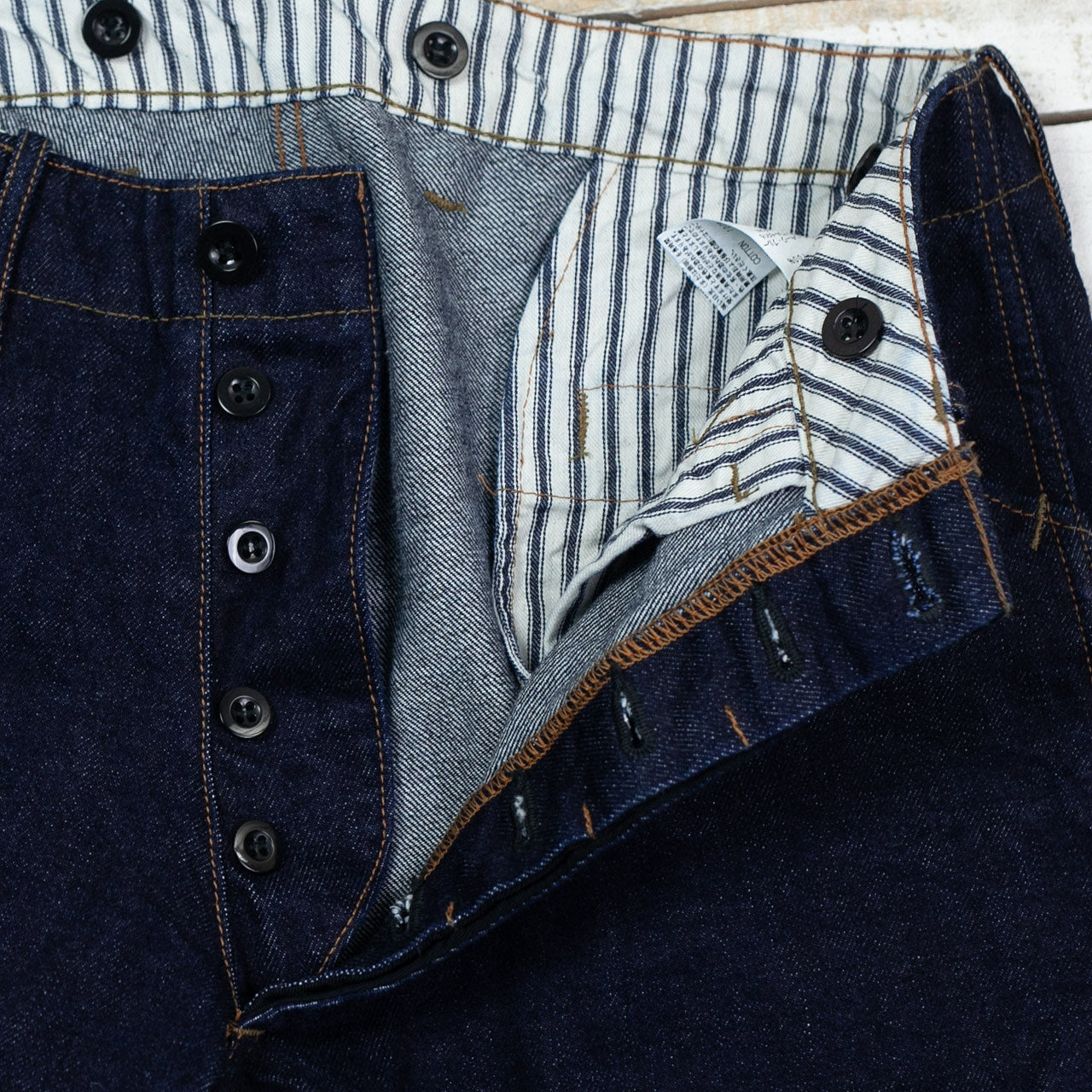 15oz Denim Breeches Dark Indigo
