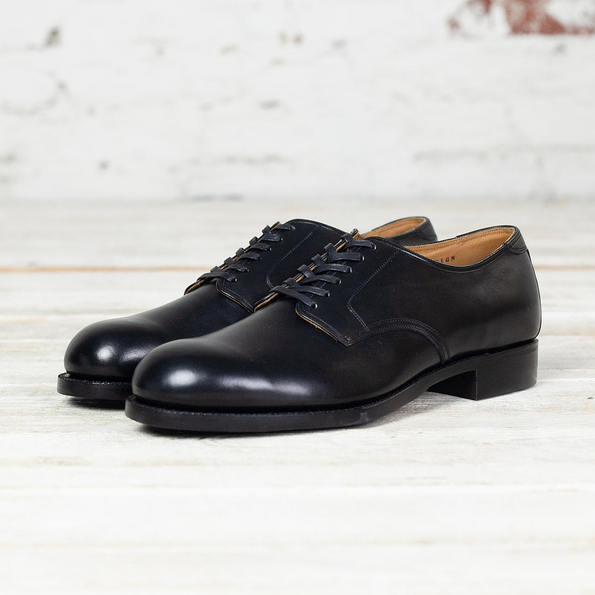 BLACK SIGN Navy Last Dress Oxford Shoes Black