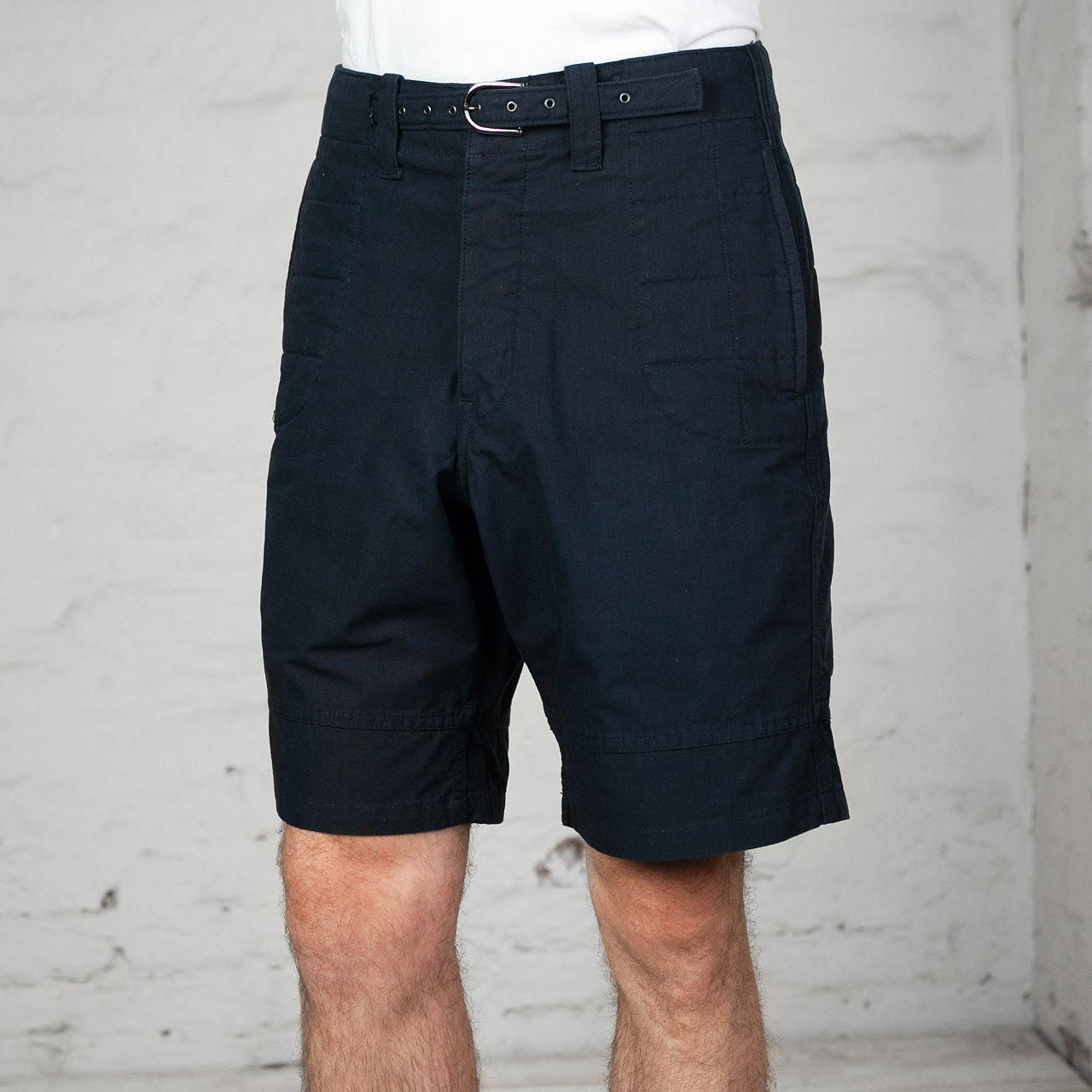 Side Padded Athletic Shorts Schwarz