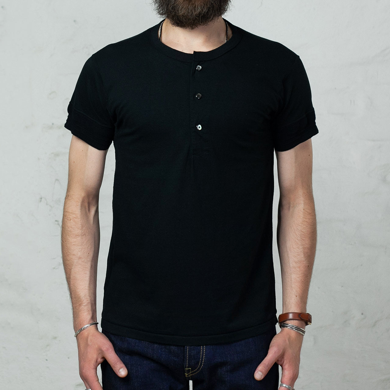 Short Sleeve Amish Underwear Schwarz