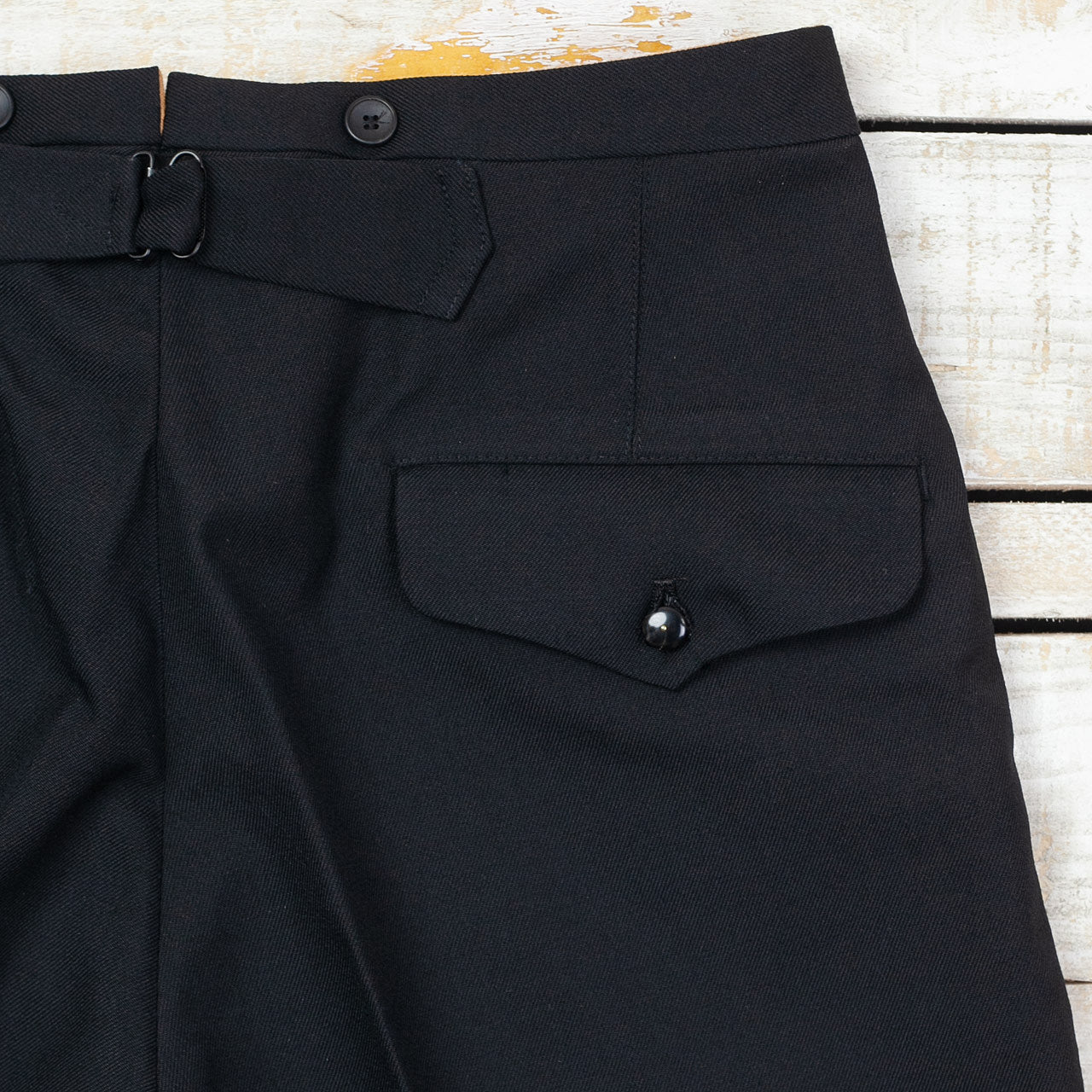 Army Serge Butler Pants Schwarz