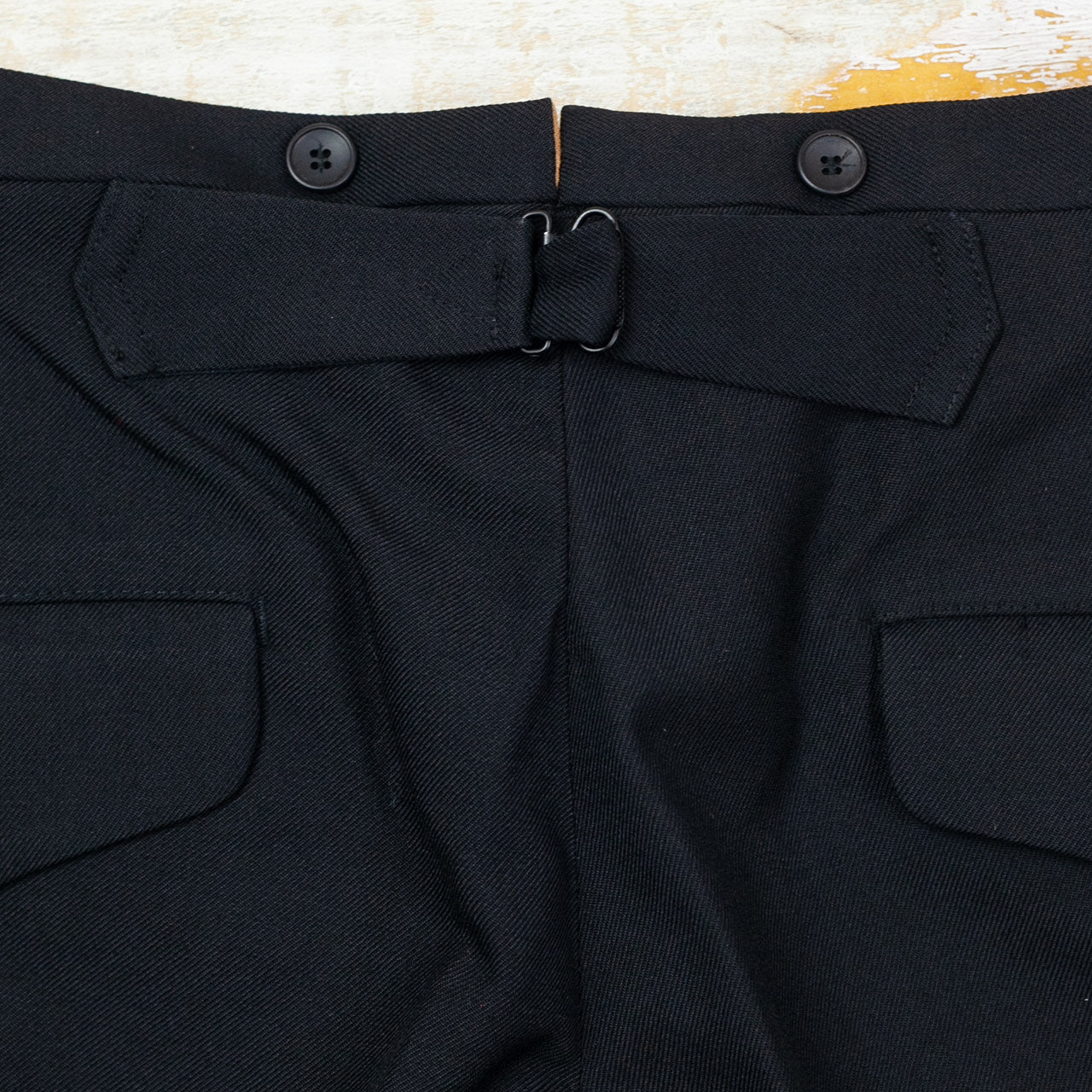Army Serge Butler Pants Schwarz