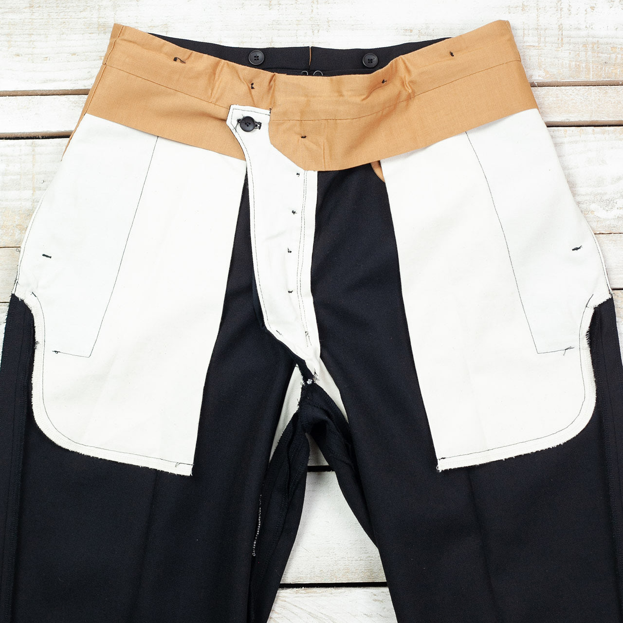 Army Serge Butler Pants Schwarz