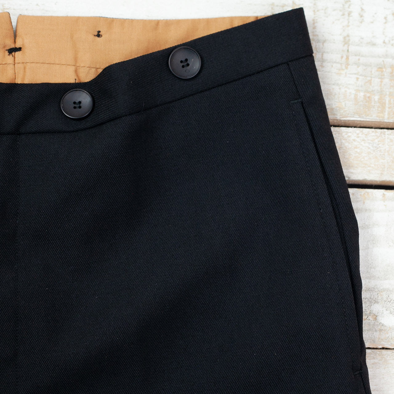 Army Serge Butler Pants Schwarz
