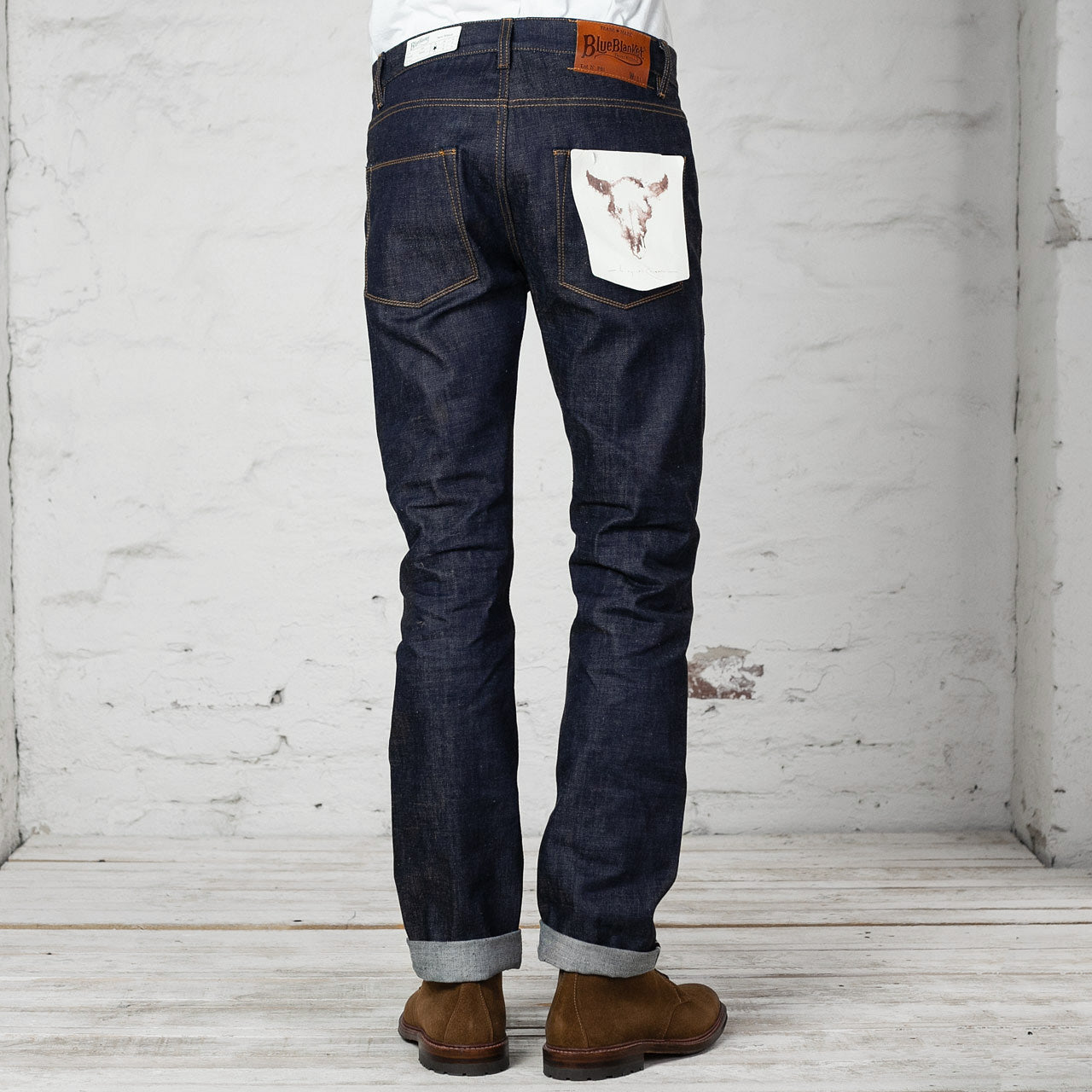 P01 14oz Relaxed Tapered Natural Indigo
