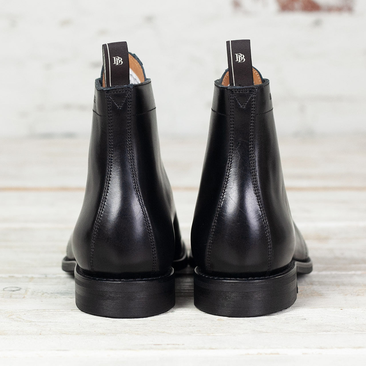 "The Henry" Boot Kalbsleder Schwarz