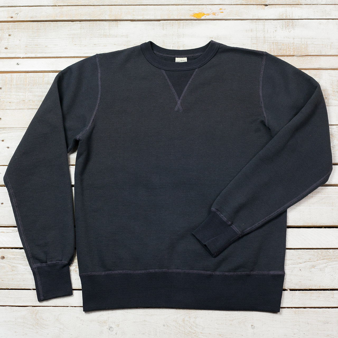 Buzz Rickson's BR65622 Set-In Crew Sweat Black