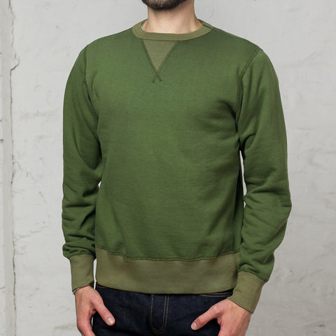 Set-In Crew Sweat Olive