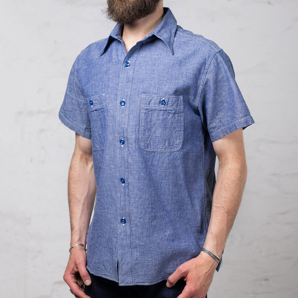 Chambray Work Shirt Short Sleeve
