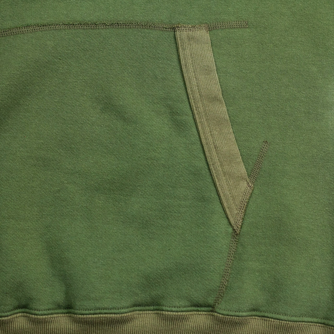 BR68914 Set-In Sweat Parka Oliv