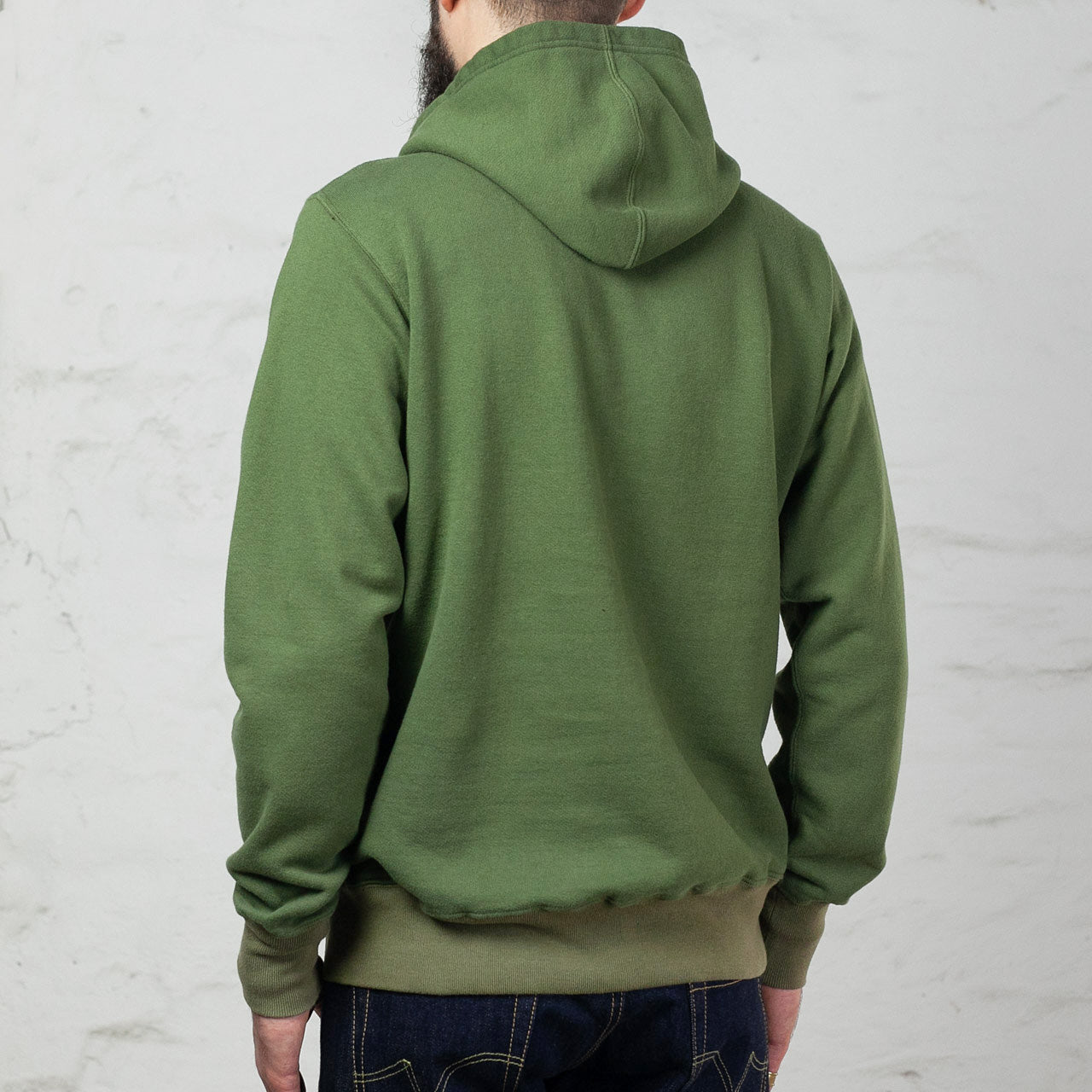 BR68914 Set-In Sweat Parka Oliv