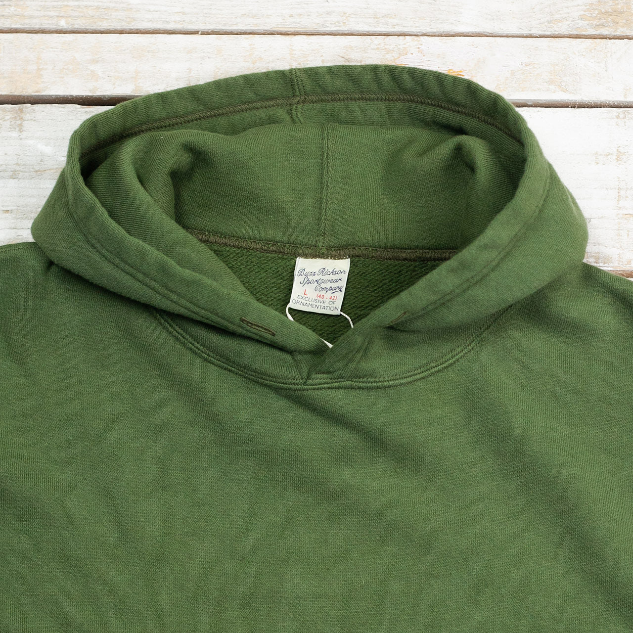 BR68914 Set-In Sweat Parka Oliv