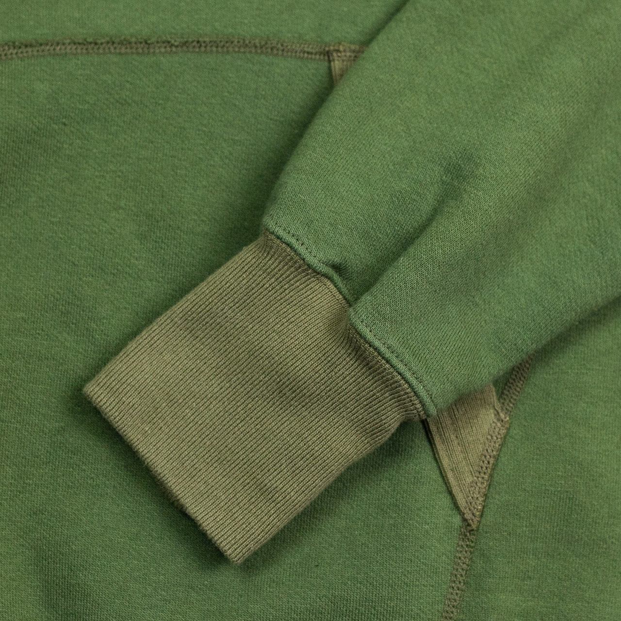 BR68914 Set-In Sweat Parka Oliv