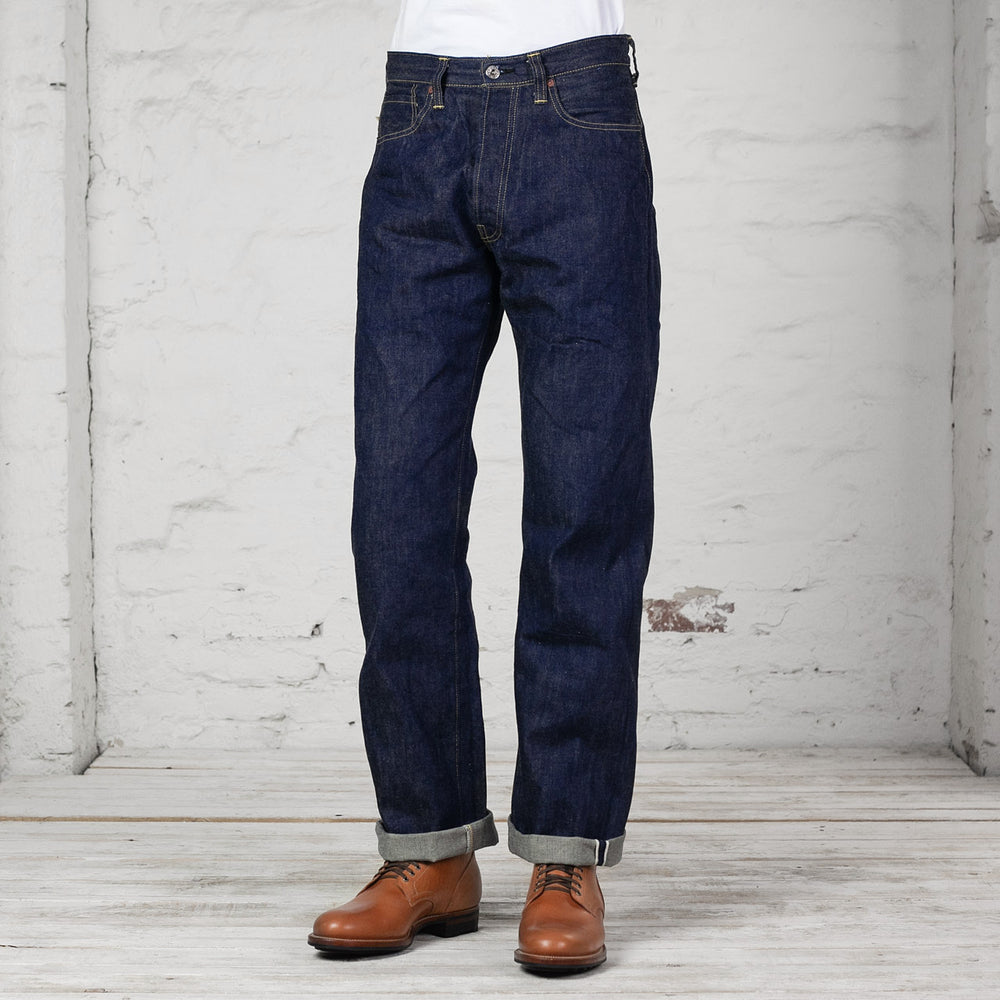 WWII Blue Denim Waist Overalls Indigo
