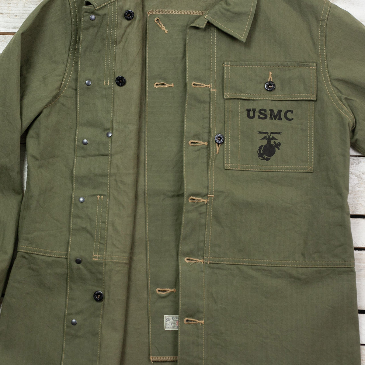 BR15123 USMC M-1944 HBT Utility Jacket