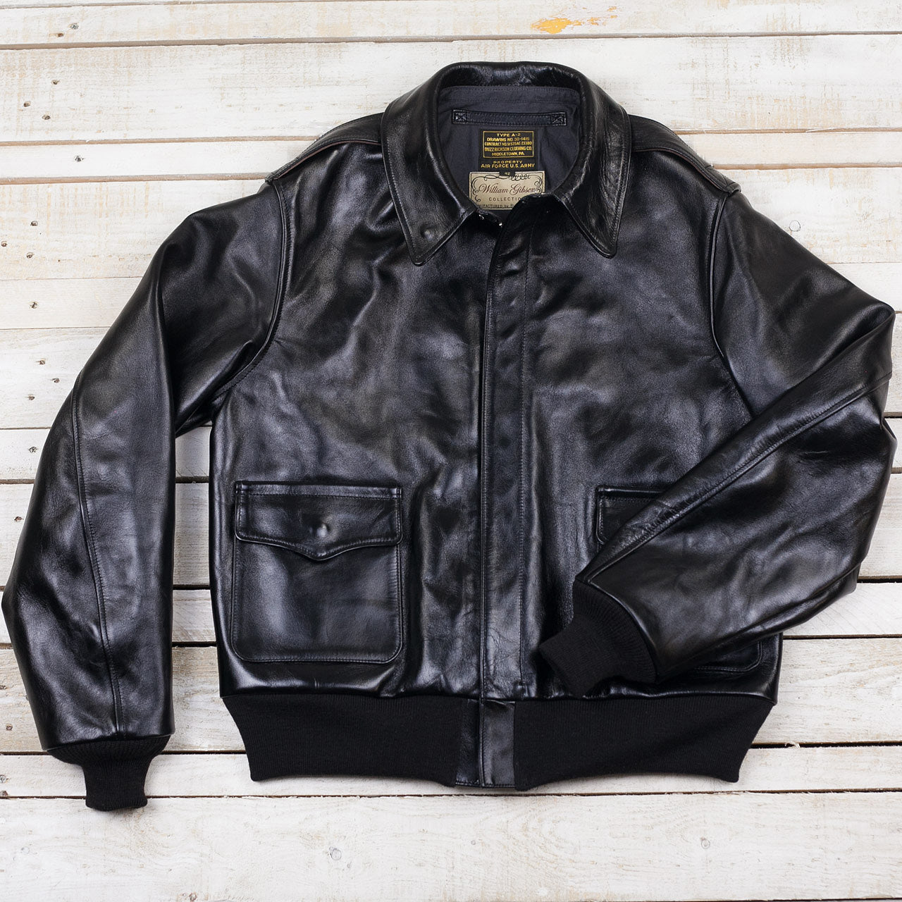 William Gibson A-2 Jacket Schwarz