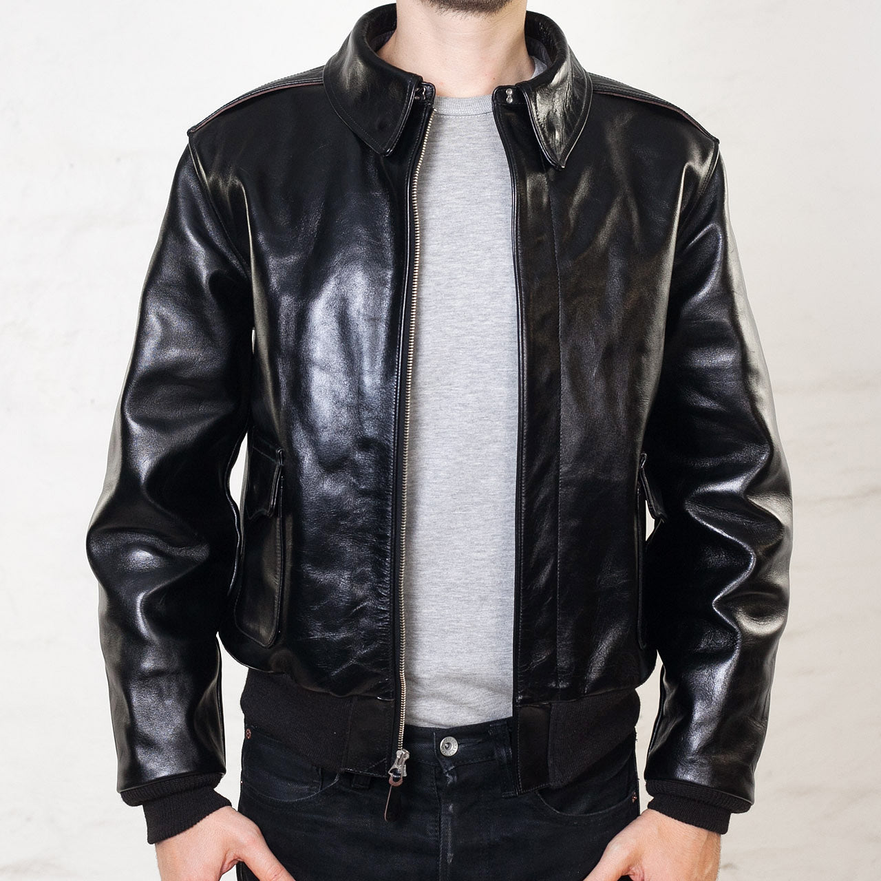 William Gibson A-2 Jacket Schwarz