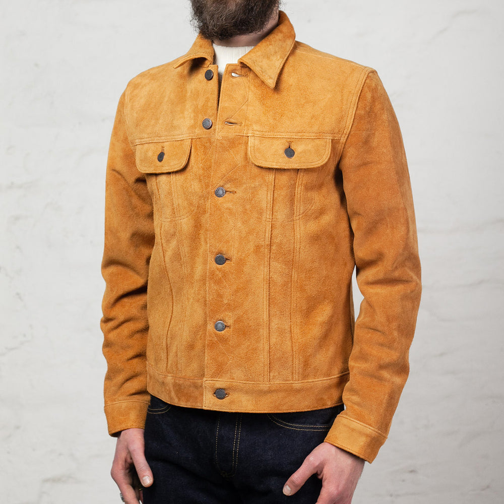 Suede Horsehide "The Boxer" Beige