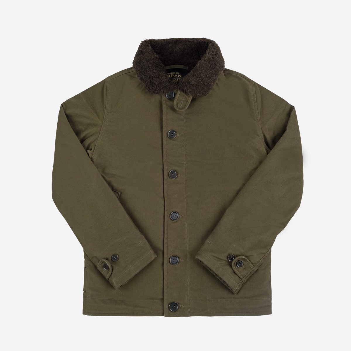 IHM-37 N1 Deck Jacket Oiled Whipcord Oliv