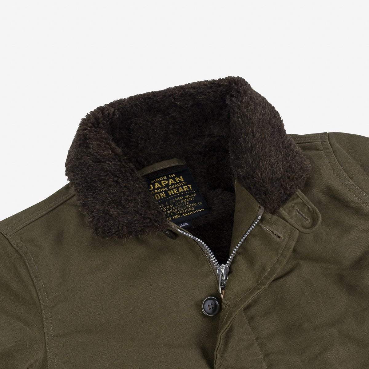 IHM-37 N1 Deck Jacket Oiled Whipcord Oliv