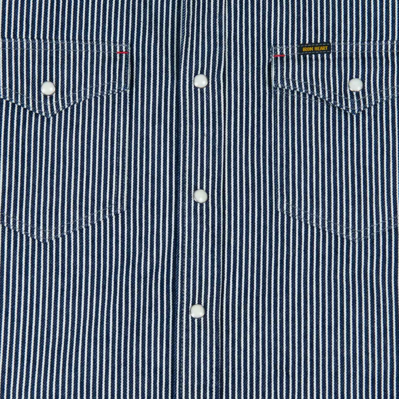 IHSH-07-IND Western Shirt Hickory Stripe