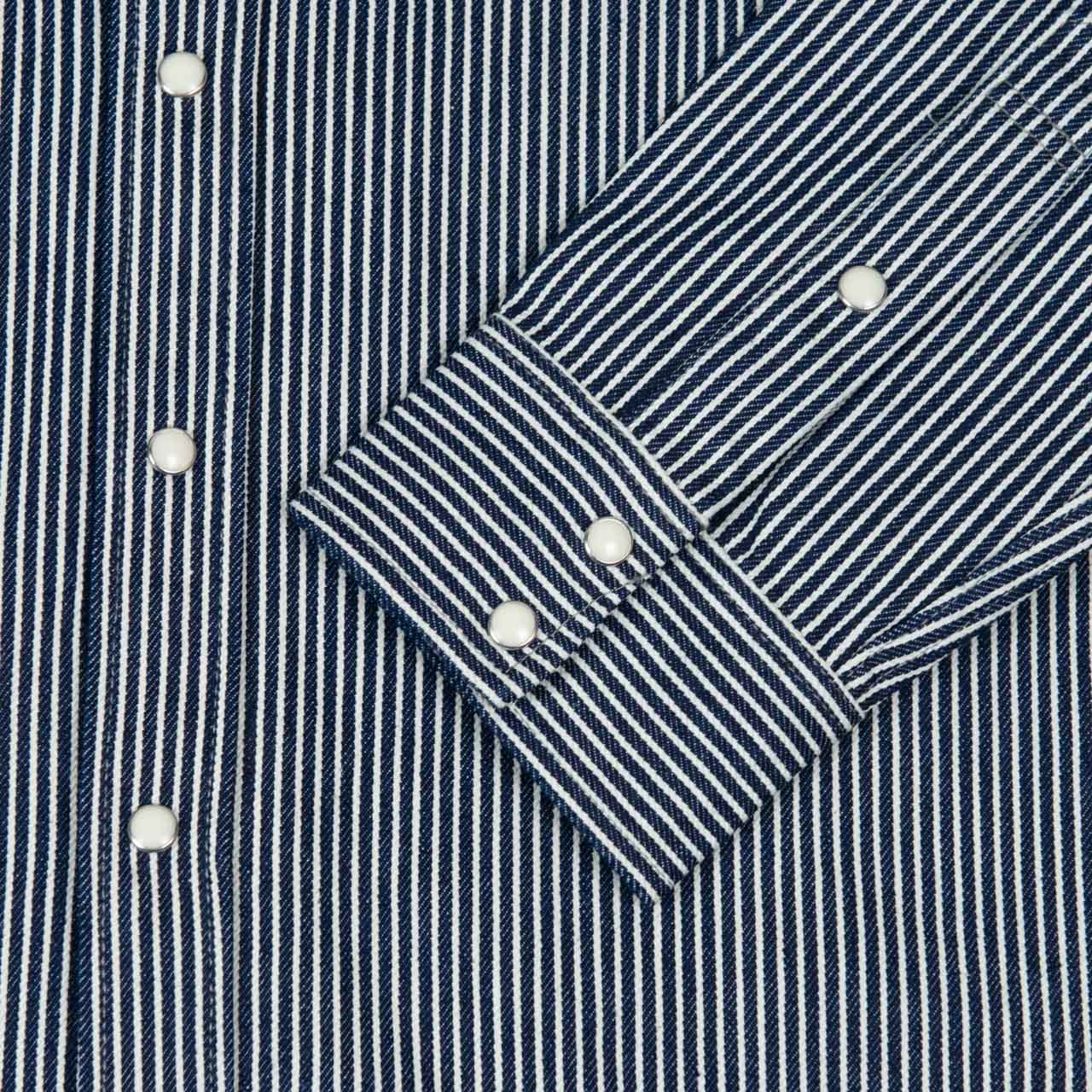 IHSH-07-IND Western Shirt Hickory Stripe
