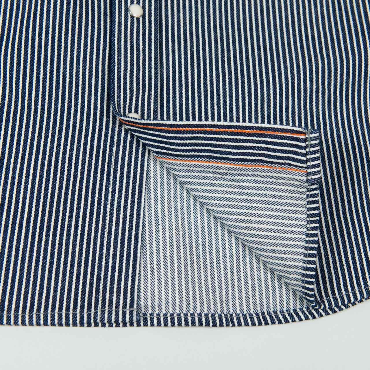 IHSH-07-IND Western Shirt Hickory Stripe