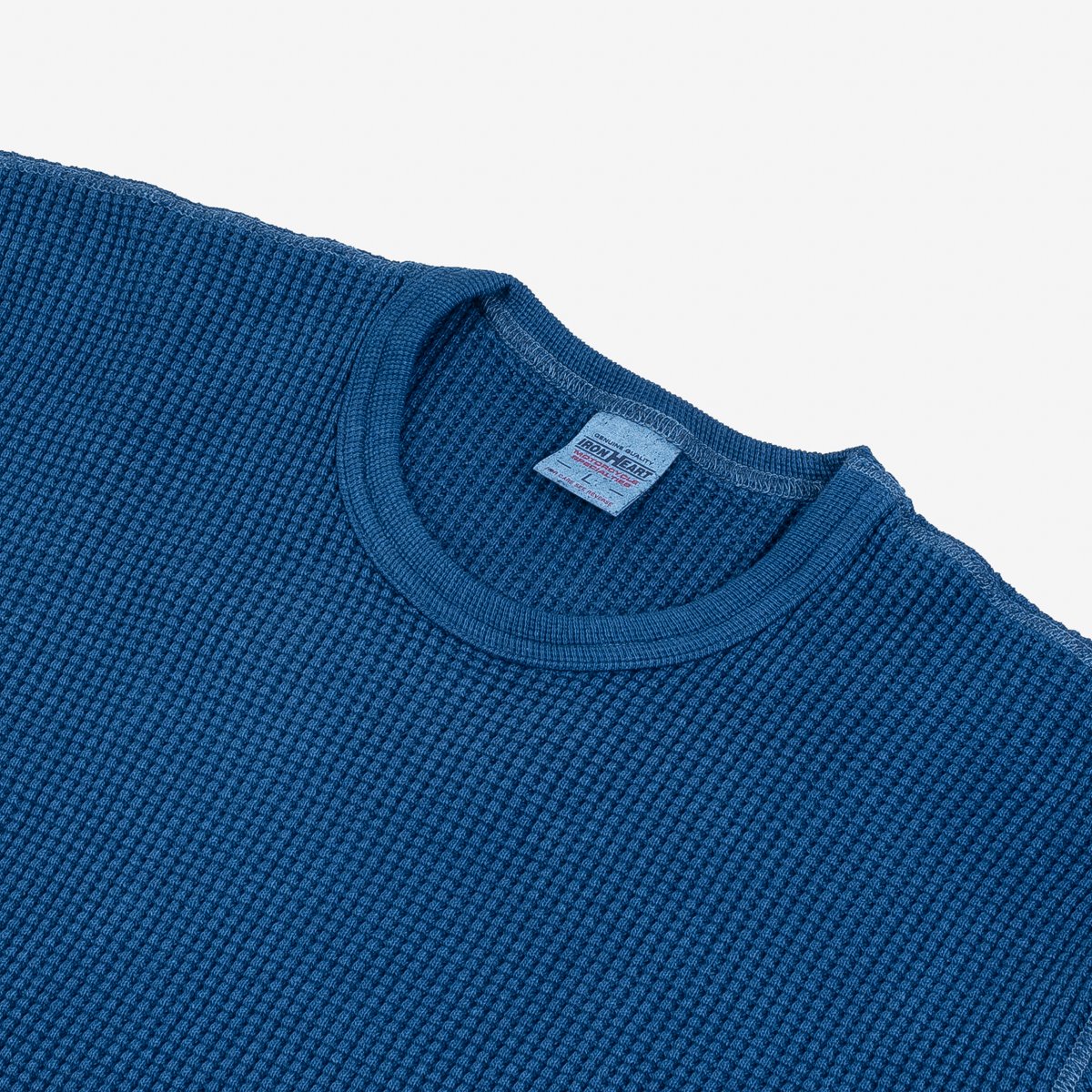 IHTL-1301 Waffle Long Sleeved Thermal Top Indigo