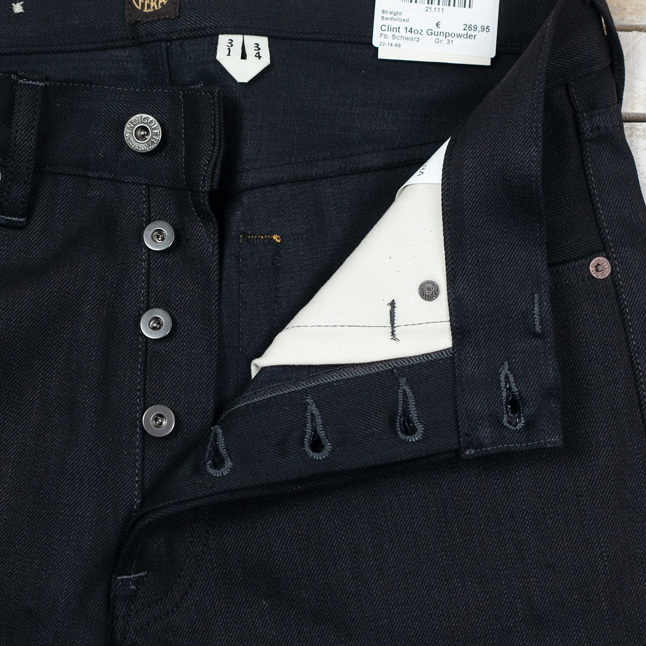 Clint 14oz Gunpowder Black Straight