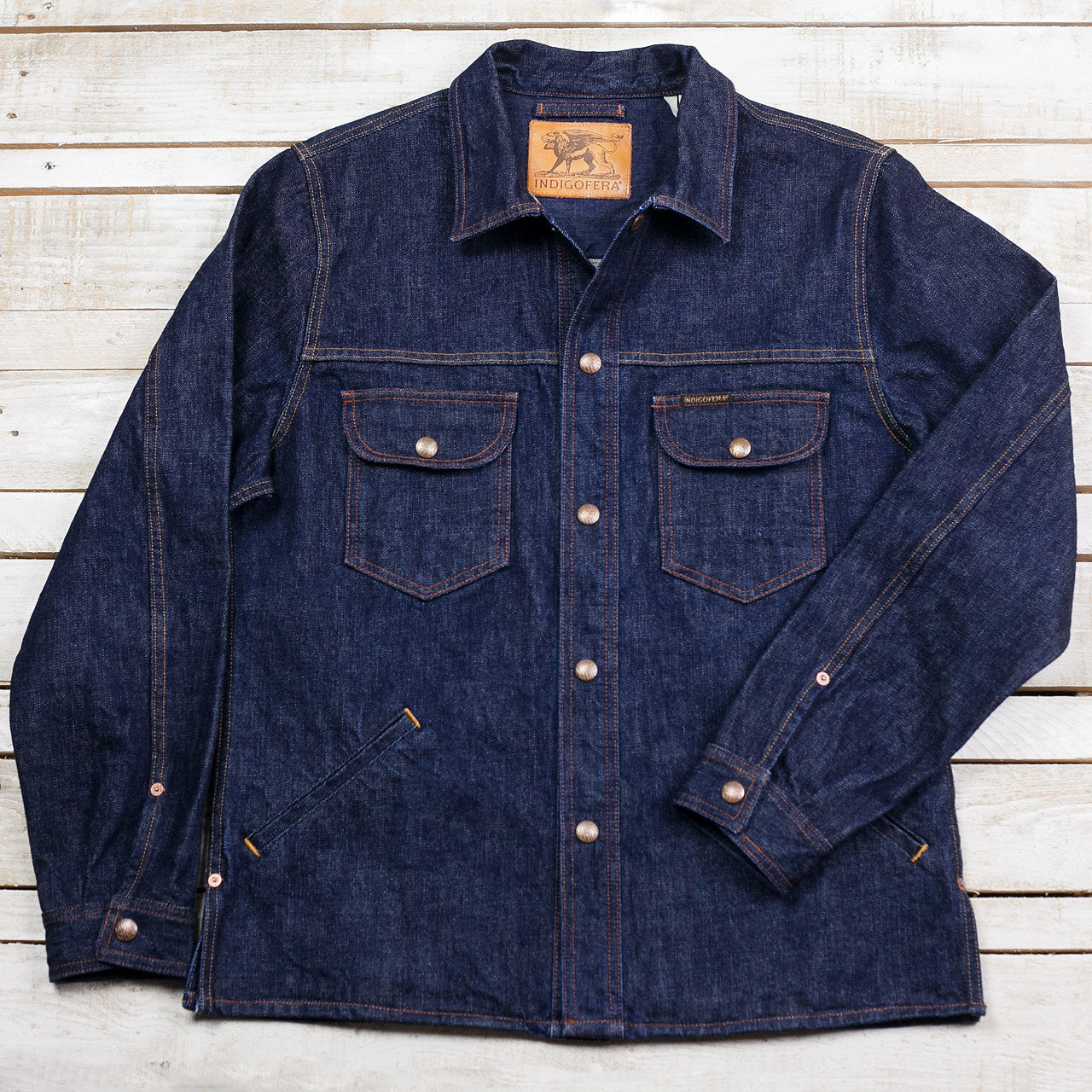 Fargo Trucker Jacket 18oz Shiroyama