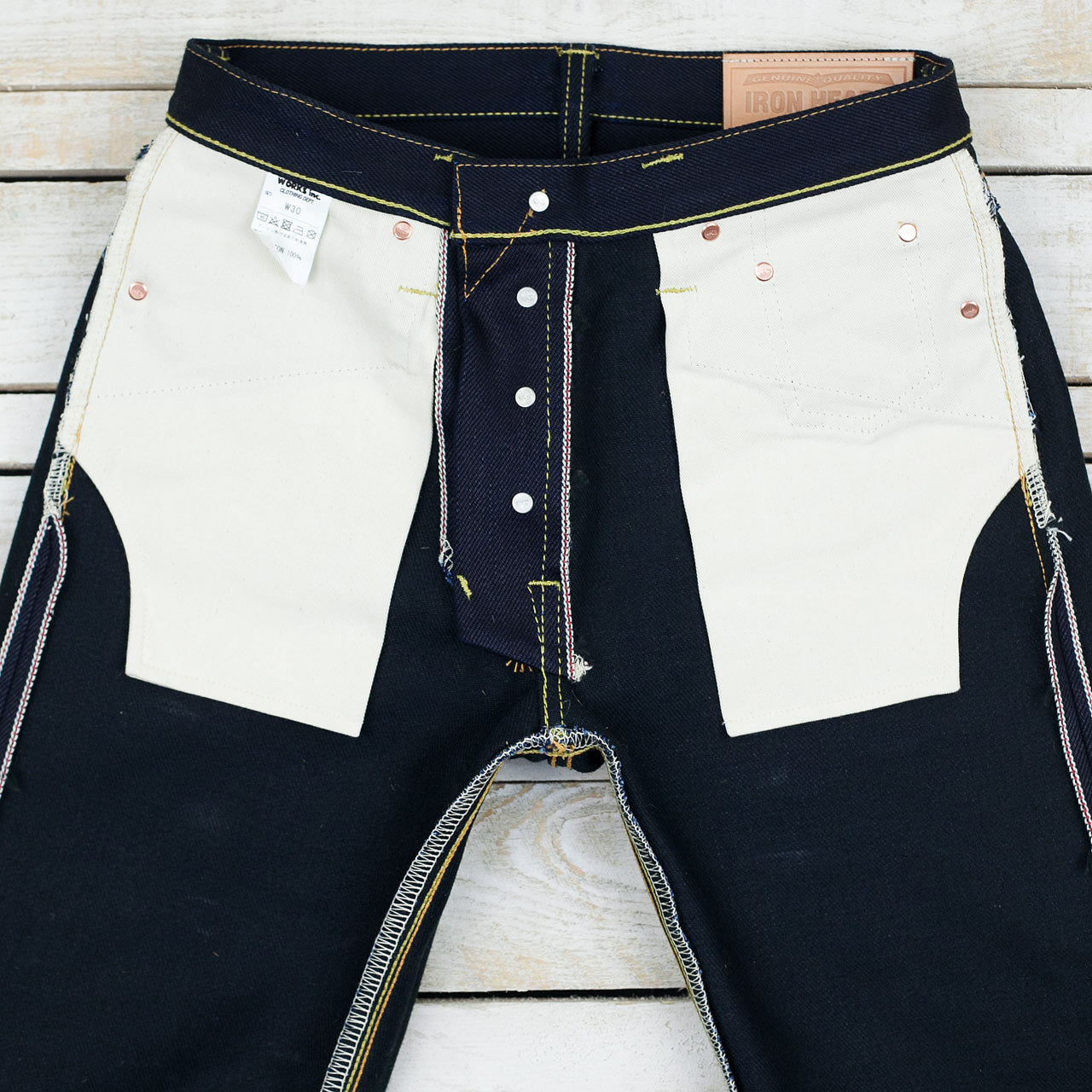 IH-634-XHSib 25oz Straight Cut Indigo/Black