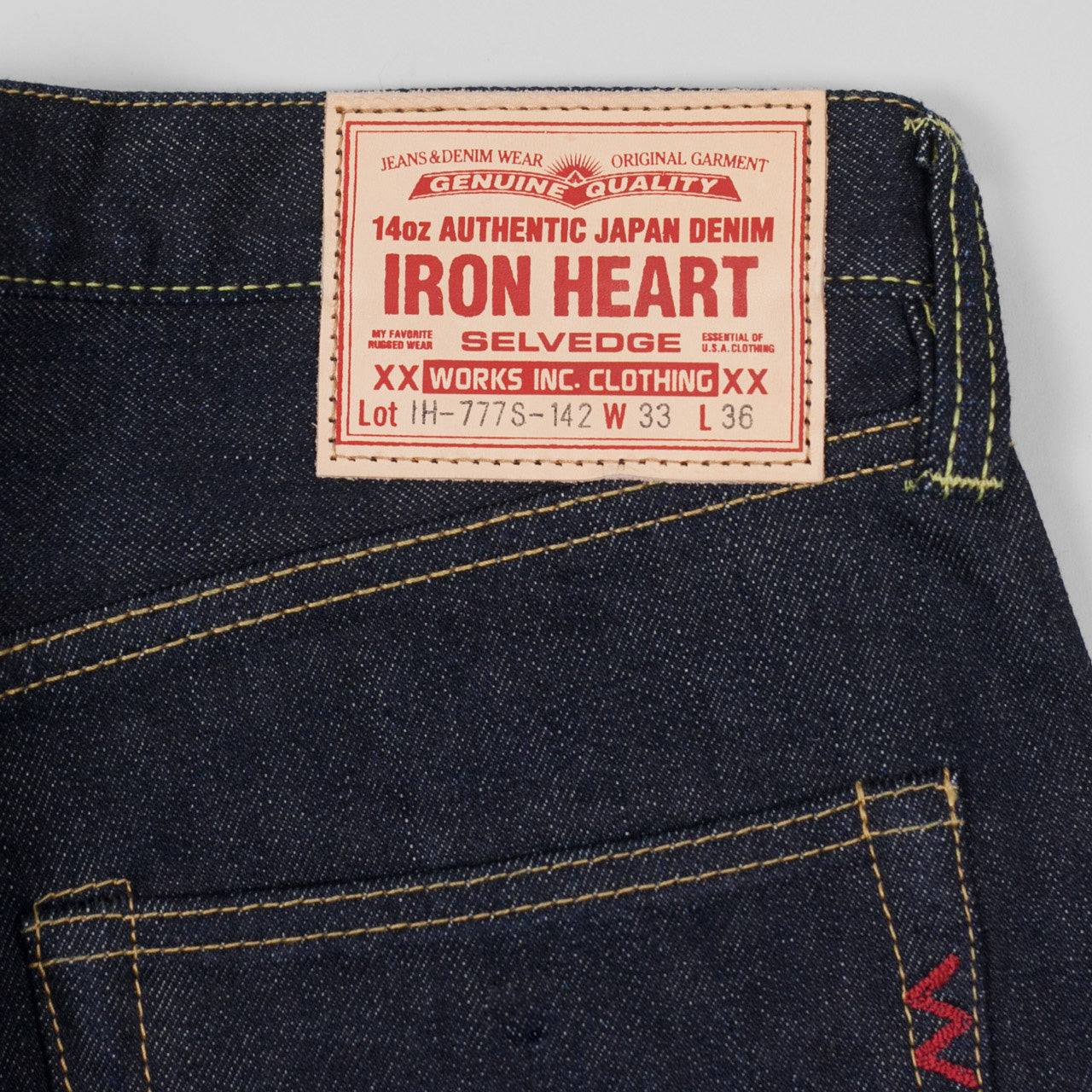 IH-777S-142 14oz Slim Tapered