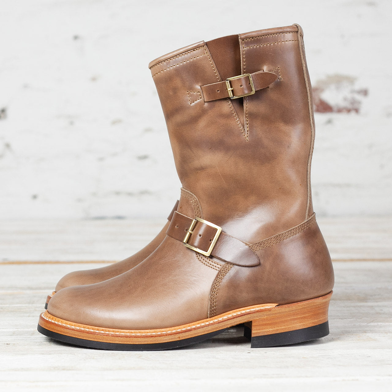 LK-003 Engineer Boots Horween CXL Natural