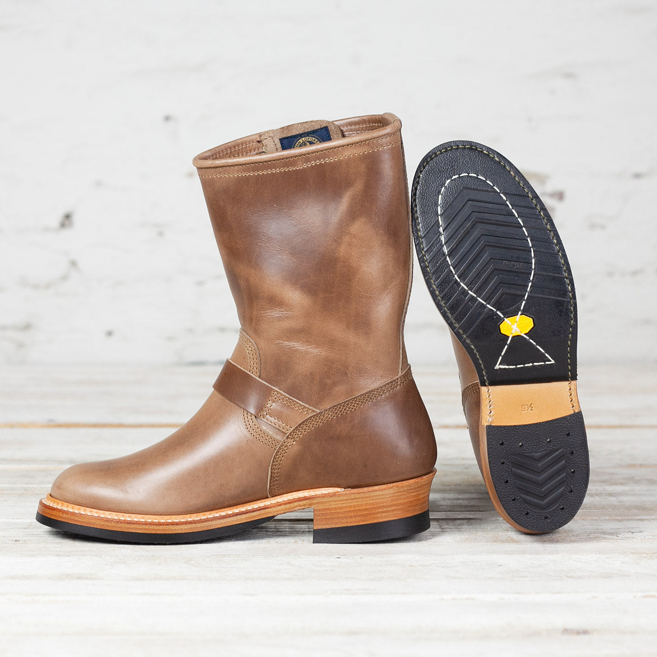 LK-003 Engineer Boots Horween CXL Natural