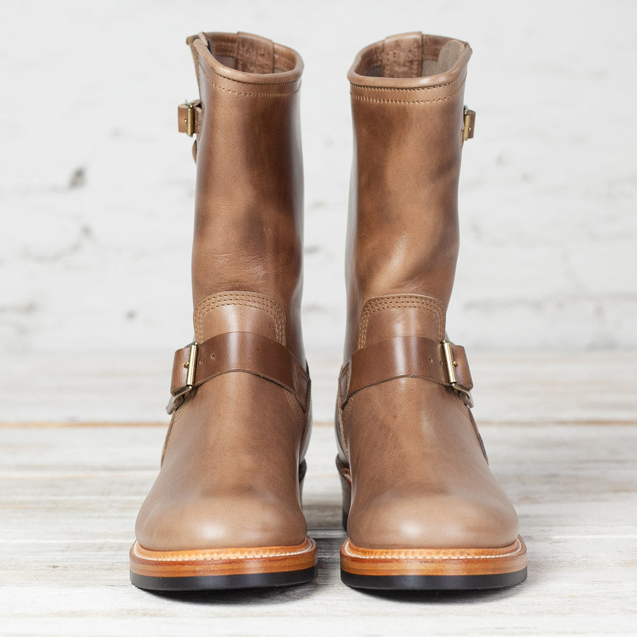 LK-003 Engineer Boots Horween CXL Natural