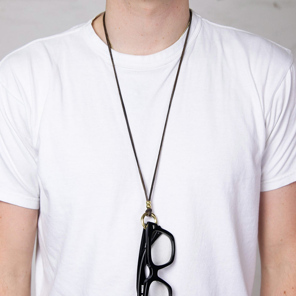 Kobashi X Burg &amp; Schild Glass Fob Brown